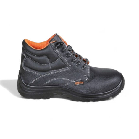 Scarpa alta in pelle idrorepellente con puntale e lamina antiperforazione in acciaio ideale per sicurezza e comfort - n.37