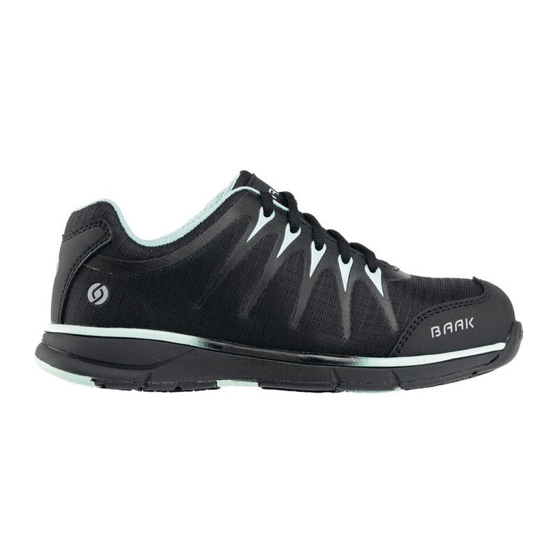 Image of Scarpa di sicurezza da donna Svea misura 40 nero/turchese S3 SRC ESD EN20345 tessile BAAK