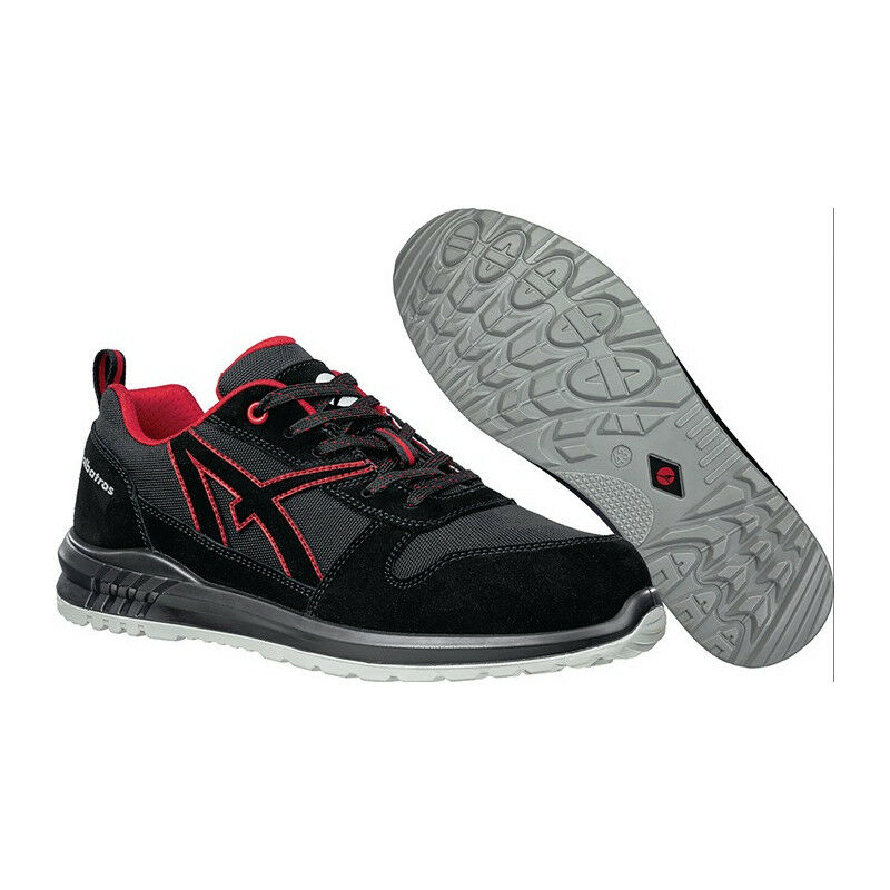 Image of Scarpa di sicurezza Clifton 40 cuoio nero/rosso scarpa bassa idrota