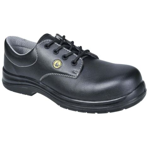 Scarpa di sicurezza con lacci in composito ESD S2 Colore: Nero Taglia 41 - Portwest