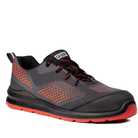 Scarpa di sicurezza rossa MILERITE s1T 43