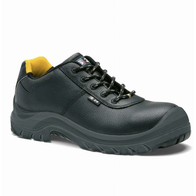 S 24 Bossi Industrie - Scarpa di sicurezza S24 Vista S3 - Pelle martellata nera - Taglia 45 - 5142