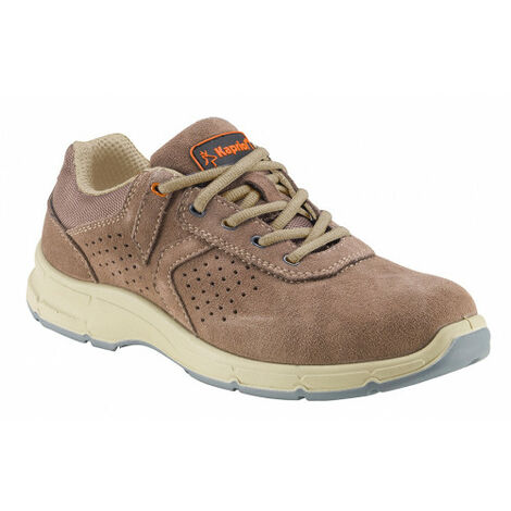 Scarpa typhoon beige s1-p taglia 38 bassa forata