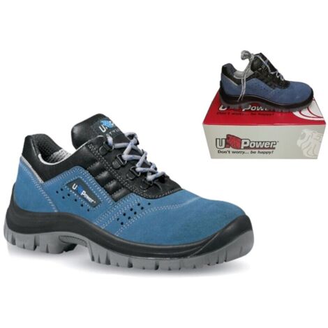 SCARPA UPOWER BOSS DA LAVORO ANTINFORTUNISTICA BASSA S1P SRC PELLE SCAMOSCIATA n. 46 - Numero: 42