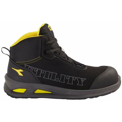 Scarpe alte antinfortunistiche Diadora Smart Softbox Mid S3L FO SR ESD - 42 - Nero