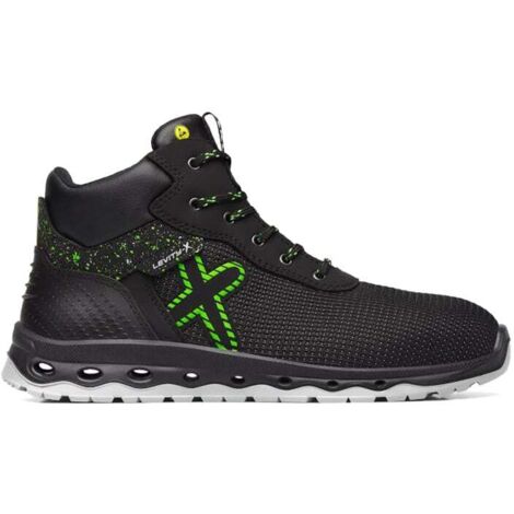 Scarpe alte antinfortunistiche Exena Saturn S3 ESD SRC - 39 - Nero/Verde