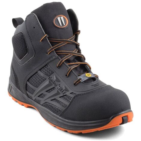 Scarpe alte da lavoro Gaston Mille Neptune S3 AN HI CI SRA ESD-43 - Nero - 43