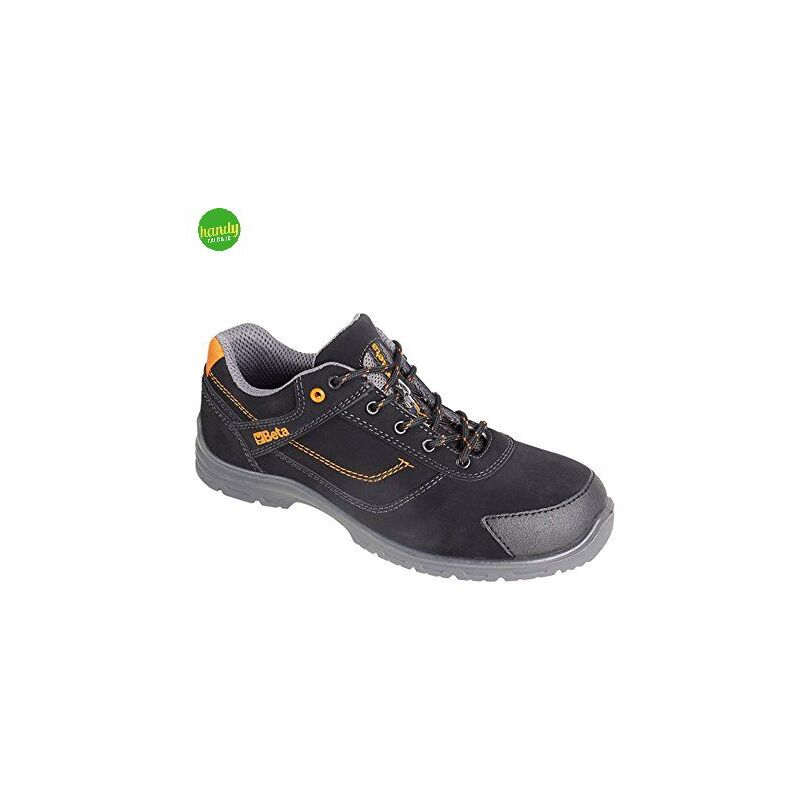 Scarpe antinfortunistica beta bassa in pelle nera