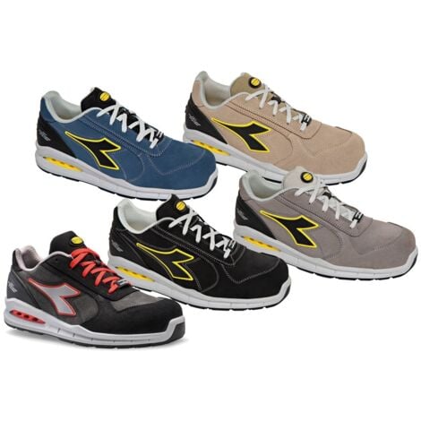 Scarpa antinfortunistica bassa Diadora Run Net Airbox Low – S3 - Numero: 39, Colore: Grigio Vento