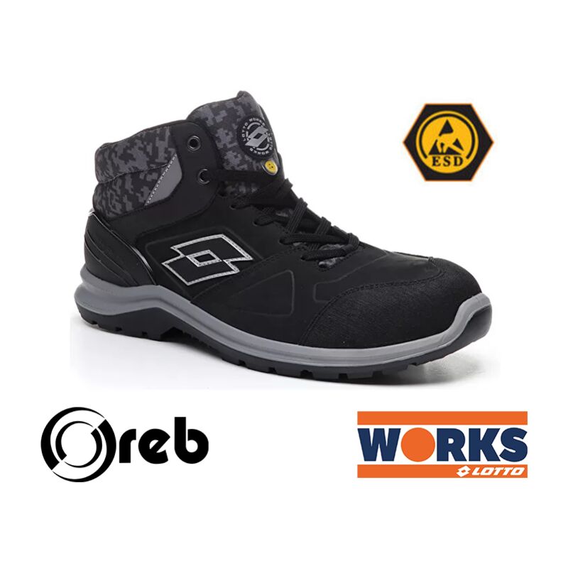 Scarpe antinfortunistica lotto works hit 200 mid 2118725ak Converse Star Mid CONTATORE One DARK GREY PELLE NABUK