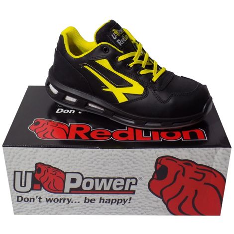 Scarpe Antinfortunistica UPOWER Red Lion BOLT S3 SRC U-Power RedLion pelle nera n. 44