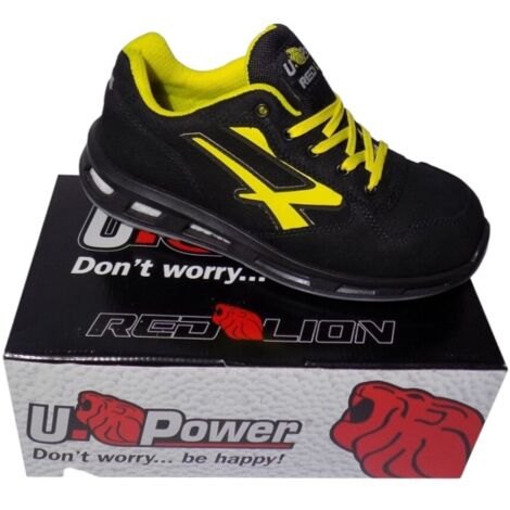 Scarpe Antinfortunistica UPOWER Red Lion BOLT S3 SRC U-Power RedLion pelle nera n. 47 - Numero: 45