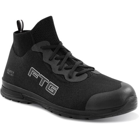 Scarpe antinfortunistiche a calzino FTG Black High S3 ESD SRC - 40