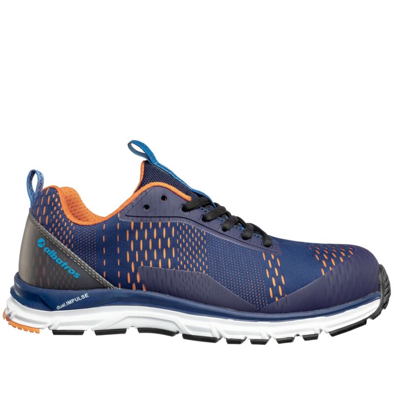 Albatros - Chaussures de travail AER55 Impulse Blu Orange Low S1P esd hro sra