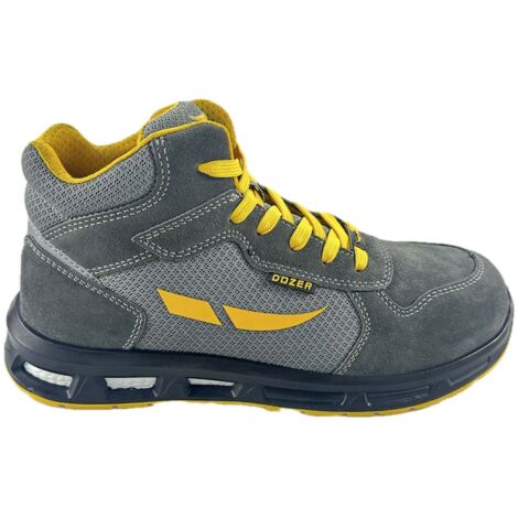 Scarpe Antinfortunistiche Alte Dozer Gorilla S1 Scamosciate Grigio Taglia 42
