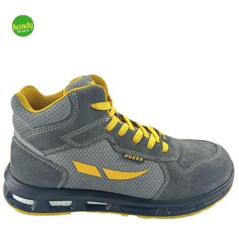 Scarpe antinfortunistiche alte Dozer Gorilla S1 scamosciate grigio Tg 44