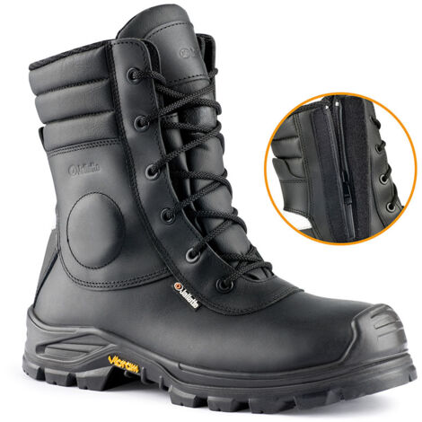 Scarpe antinfortunistiche alte JALLATTE JALARCHER S3 CI HRO SRC Nero 38