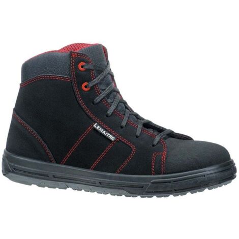 Scarpe antinfortunistiche alte Lemaitre Solar S3 SRC Nero / Rosso 39