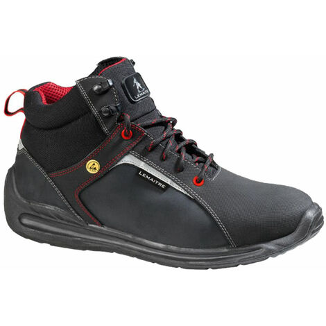 Scarpe antinfortunistiche alte Lemaitre Super X High S3 ESD SRC - 39 - Nero