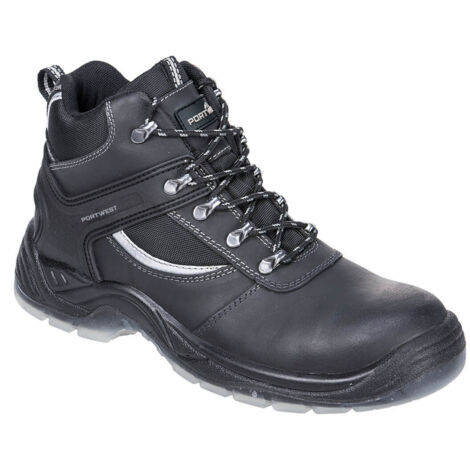 Scarpe antinfortunistiche alte Portwest Brodequin Mustang Steelite S3 Nero 42