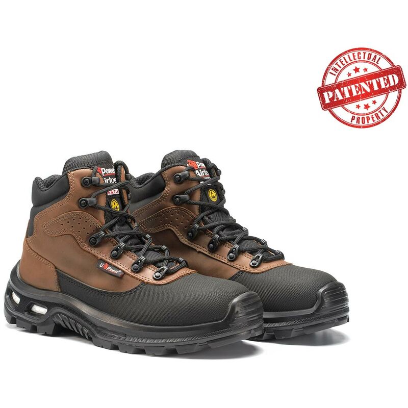 Image of Scarpe antinfortunistiche alte rosso Lion S3 floyd U-power 43