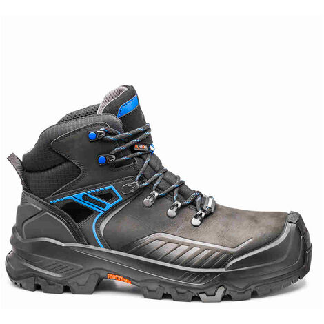 Scarpe antinfortunistiche Base T-Fort Mid B1603 S7S HRO CI HI LG FO SR - 43 - Nero/Azzurro