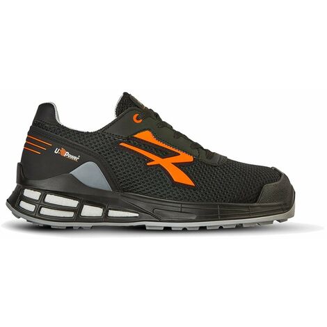Scarpe antinfortunistiche basse U-Power Irvin S1P SRC ESD  - 44 - Nero/Verde