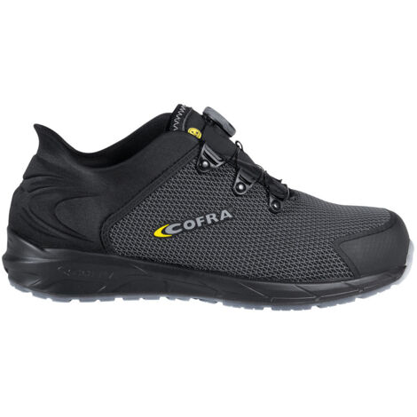 Scarpe antinfortunistiche Cofra Aerobic Boa ESD S3S FO SR - 38 - Nero