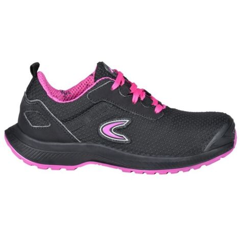 Scarpe Antinfortunistiche Cofra Atena S3S FO SR Nero/Fuxia 40