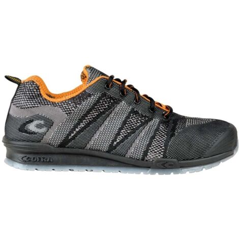 Scarpe antinfortunistiche Cofra Fluent Black/Orange S1 P SRC - 37
