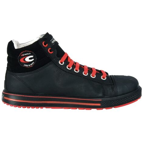 Scarpe Antinfortunistiche Cofra Steal S3  Nere con Puntale Antiabrasione, misura: 43 Nero