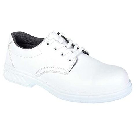 Scarpe antinfortunistiche con lacci Portwest S2 SRC Bianco 46