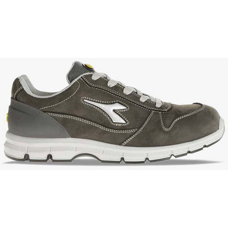Scarpe Antinfortunistica Da Lavoro In Nabuck Run Low Basse Grigio 4...
