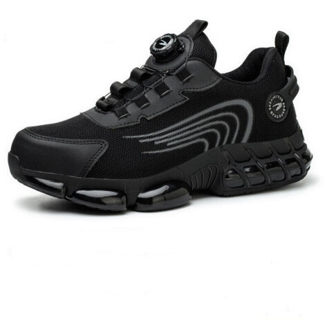 Scarpe antinfortunistiche da lavoro - Design con bottoni a pressione, costruzione anti-schiacciamento e anti-perforazione, scarpe da ginnastica leggere e traspiranti, stivali per uomo e donna, 41..DEB
