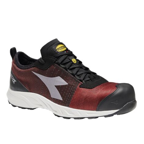 Scarpe antinfortunistiche Diadora Fly Litebase Matryx Low S1P HRO ESD-41 - Rosso - 41