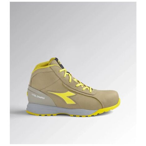 Scarpe Antinfortunistiche Diadora Glove MDS Mid S3 HRO SRC Grigio Roccia Lunare - 701.177662 - size 38
