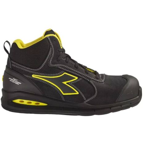 Scarpe antinfortunistiche Diadora Run Net Airbox Master Mid S3 SRC ESD - 35 - Nero