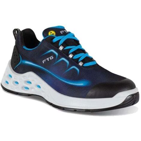 Scarpe antinfortunistiche FTG Energy S3S FO SR ESD - 39 - Nero/Azzurro