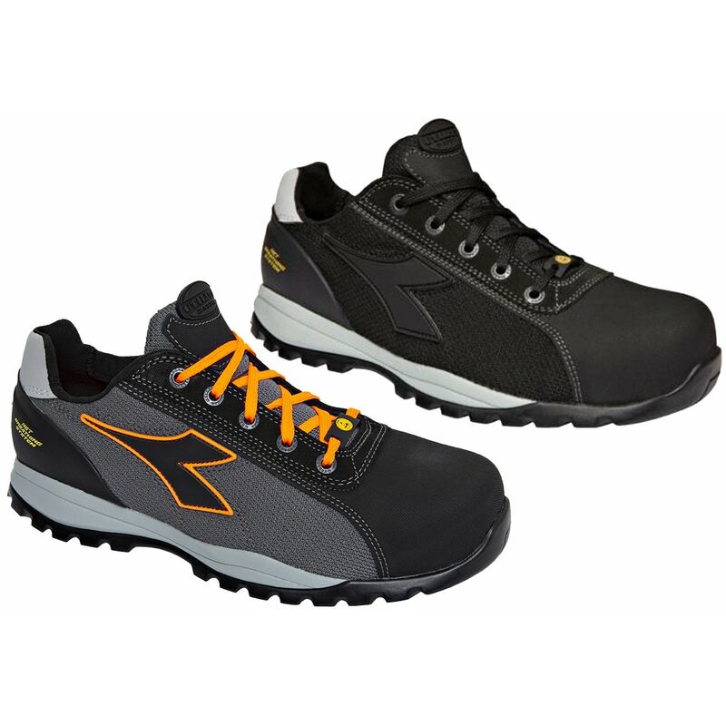 Scarpe antinfortunistiche Geox Diadora glove net low pro S1P esd - 41 - Antracite/Arancione