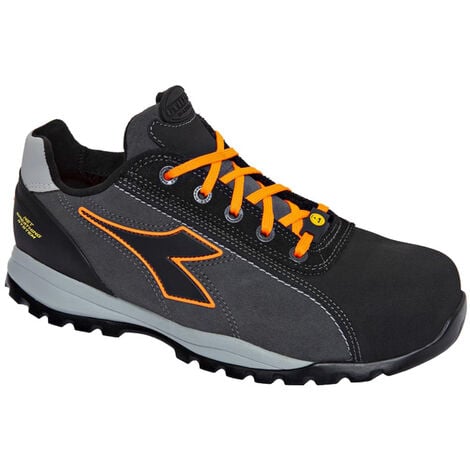 Scarpe antinfortunistiche Geox Diadora GLOVE TECH LOW PRO S3 ESD-Antracite/Arancione-35 OUTLET