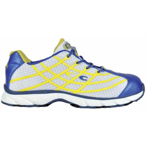 Scarpe antinfortunistiche leggere Sparco Legend S1P ESD Blu Arancione TG.40