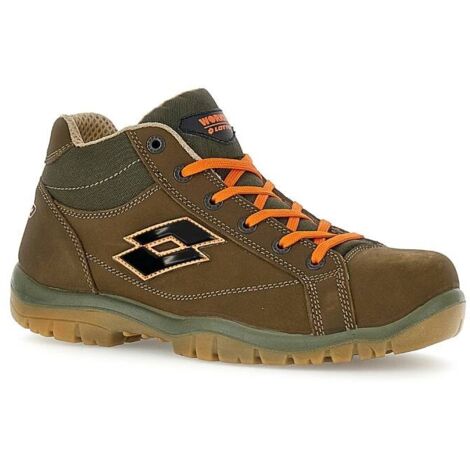 Scarpe Antinfortunistiche Lotto Jump 300 II Mid S3L SR FO Military Olive  38