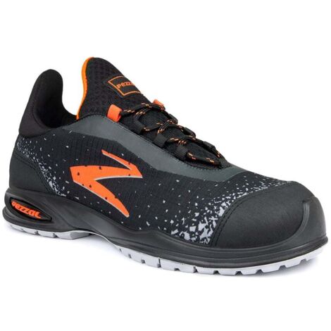 Scarpe antinfortunistiche Pezzol Radical Orange S3 SRC - 45 - Nero/Arancione