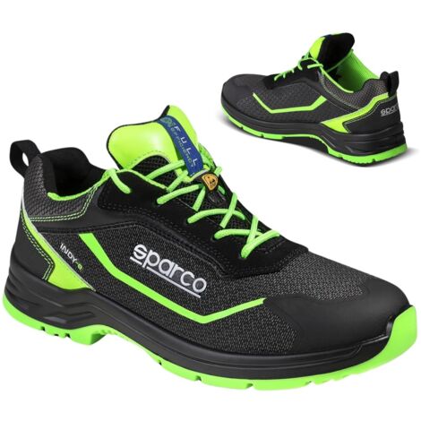 Scarpe Antinfortunistiche Sparco Forester S3 ESD Nero/Verde 43