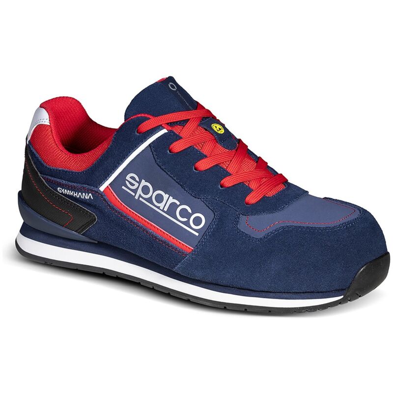 Chaussures de sécurité Sparco gymkhana tacoma esd S3 src hro (bleu marine/rouge)