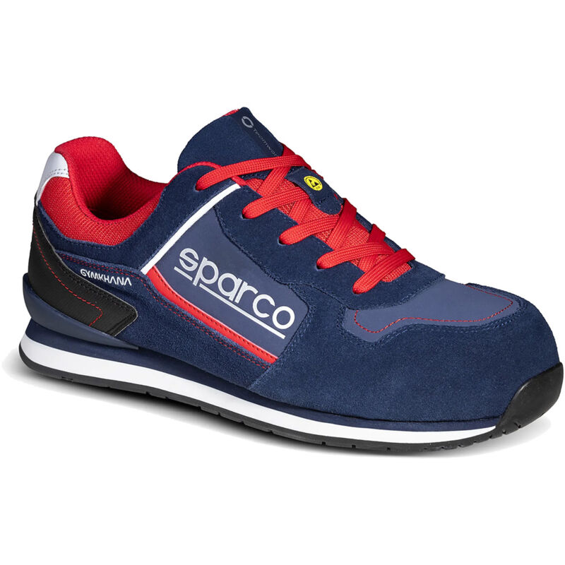 Chaussures de sécurité Sparco gymkhana tacoma esd S3 src hro (bleu marine/rouge)