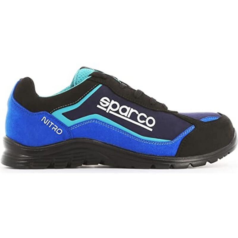 Sparco - 07522NRAZ Scarpa Antinfortunistica Nitro Petter esd S3 src Blu/Nero 44