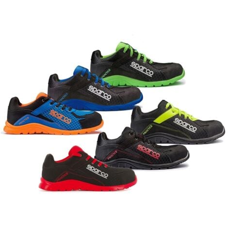 Scarpe antinfortunistiche Sparco Practice S1P SRC - 41 - Nero/Azzurro