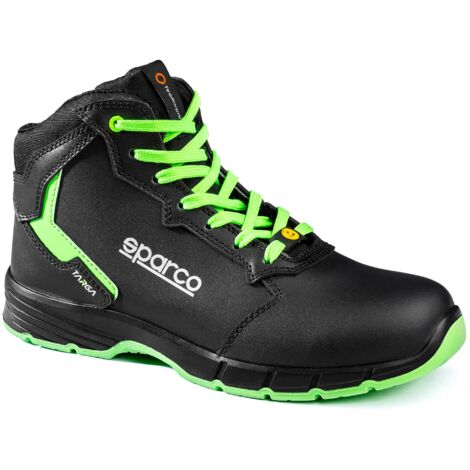 Scarpe Antinfortunistiche Sparco Targa-H Willy S3S Nero/Verde 38