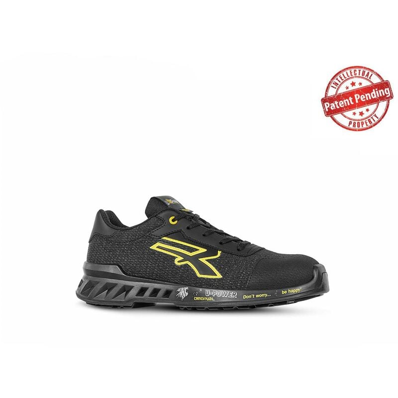U-power - Chaussures de sécurité basses frank esd S1P src - Noir/Jaune 38
